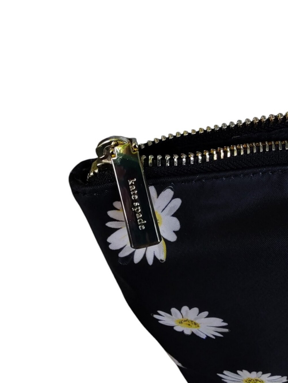 kate spade Black Daisy-Print Tote - Picture 3 of 7